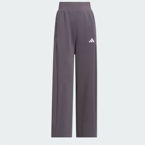 adidas womens Gray Wide-Leg Performance Pants